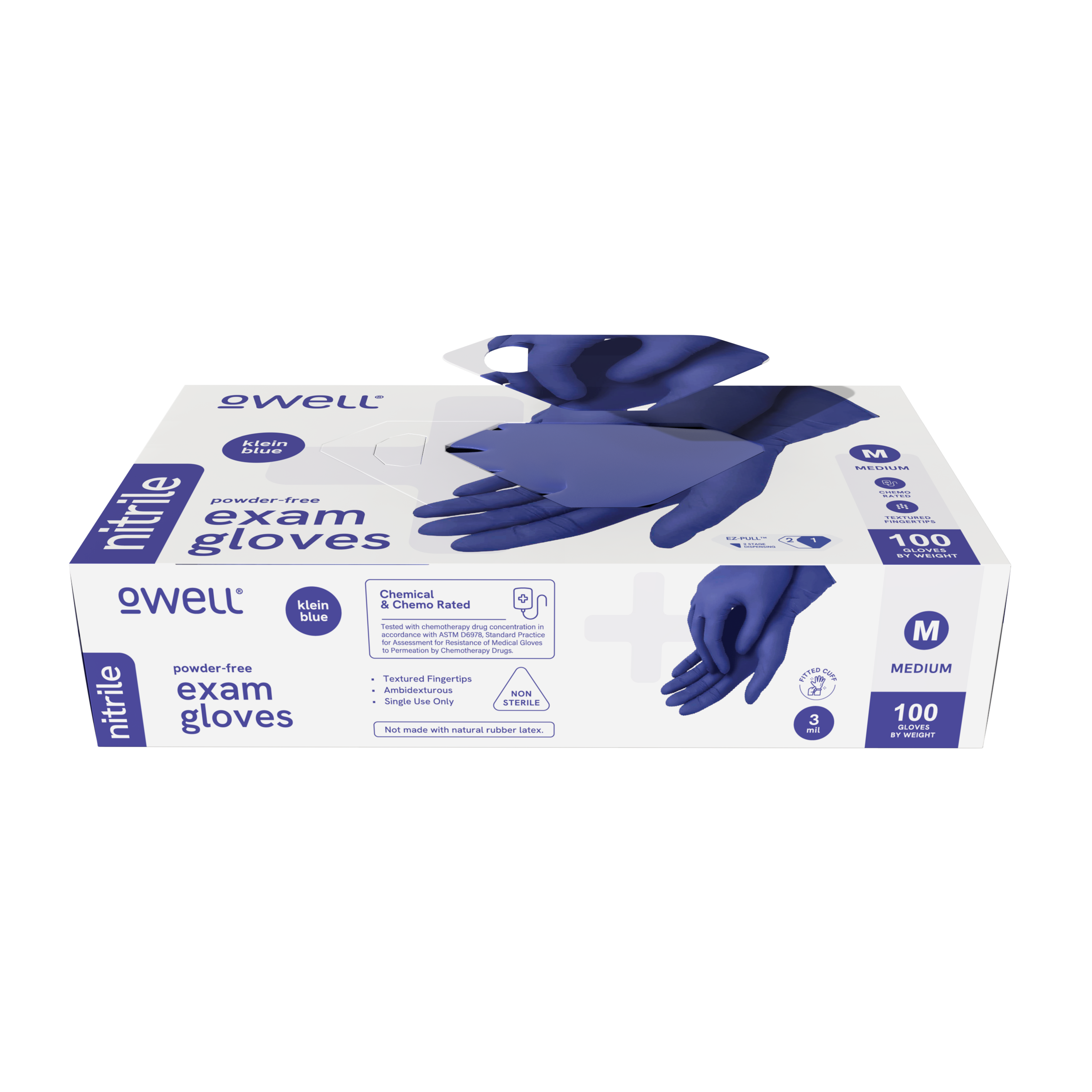 Blue Medical Exam Nitrile Disposable Gloves (1000 Count)