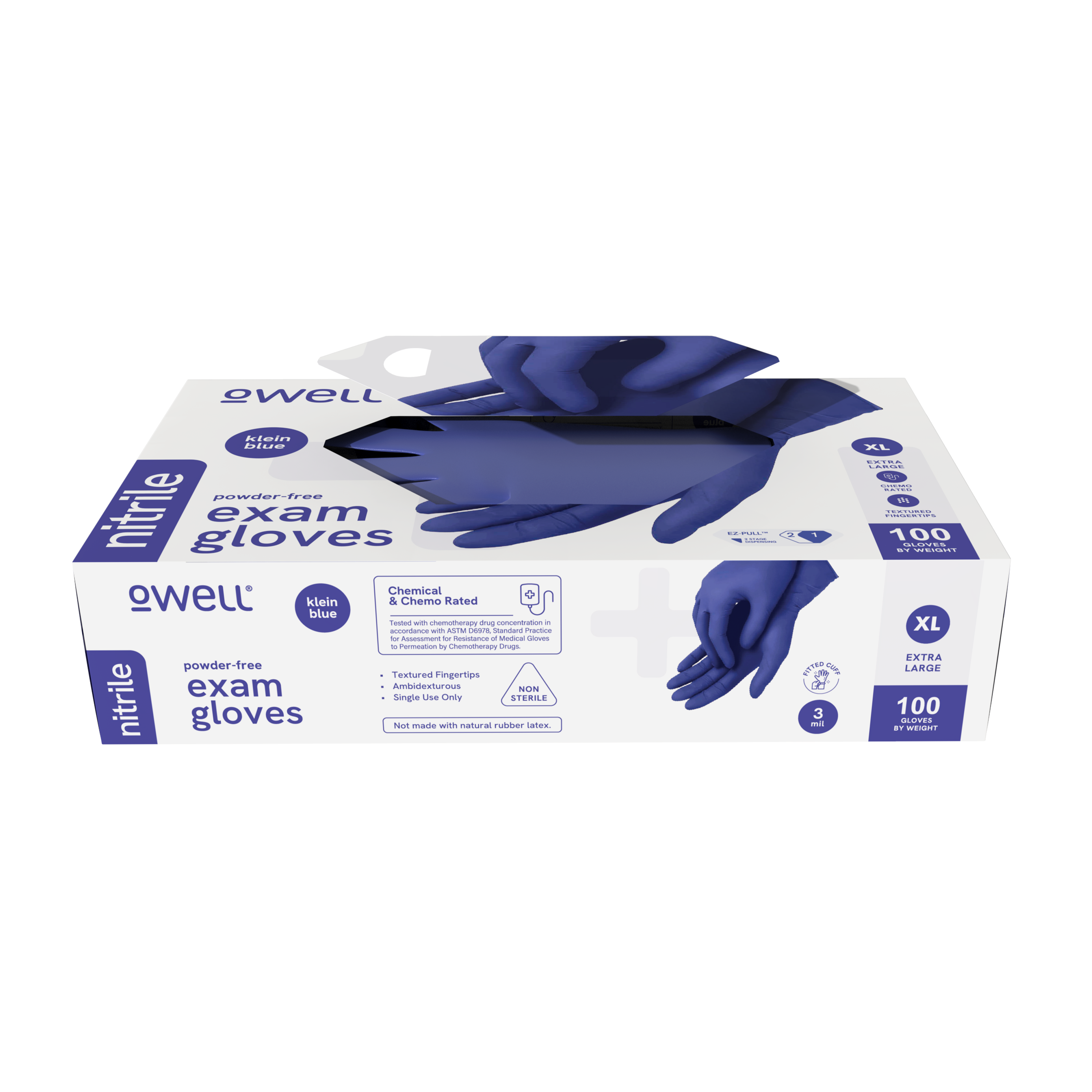 Blue Medical Exam Nitrile Disposable Gloves (1000 Count)