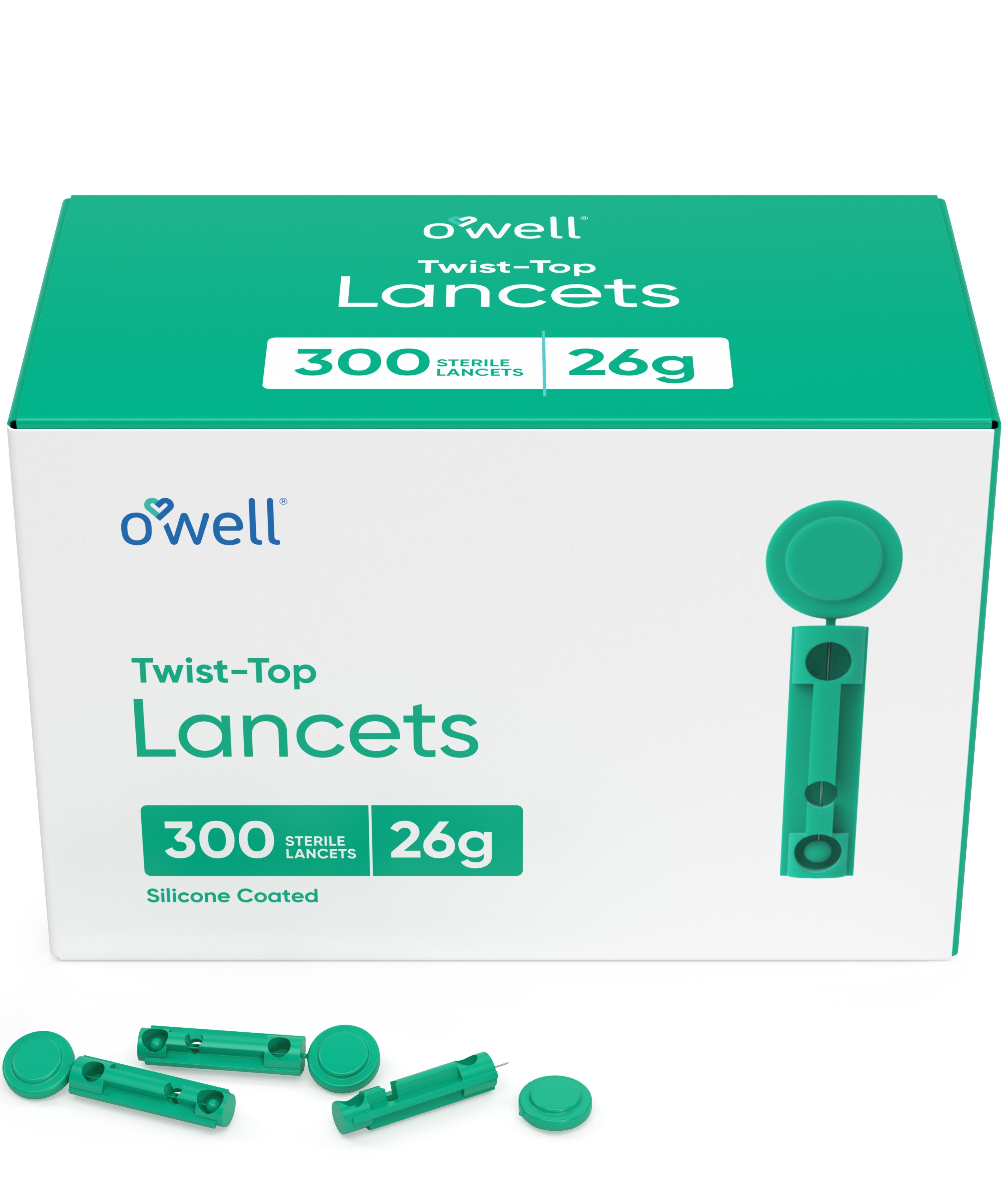 OWELL Twist Top Lancets, 26 Gauge