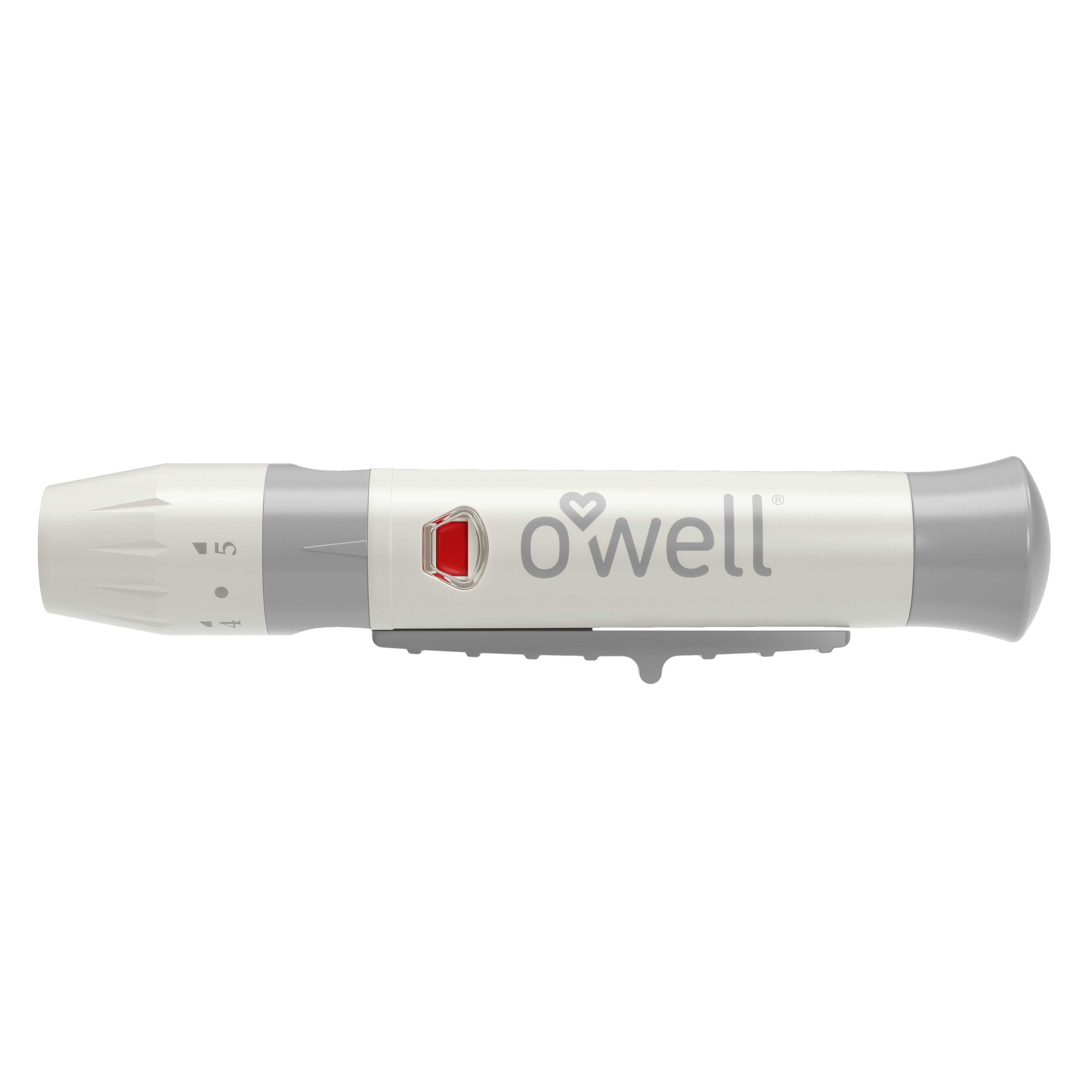 OWELL Lancing Device Kit - Adjustable Lancing Device with 40 Lancet Sample of Various Sizes